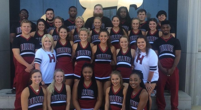 Cheerleaders bring home blue ribbons from UCA College Spirit Camp